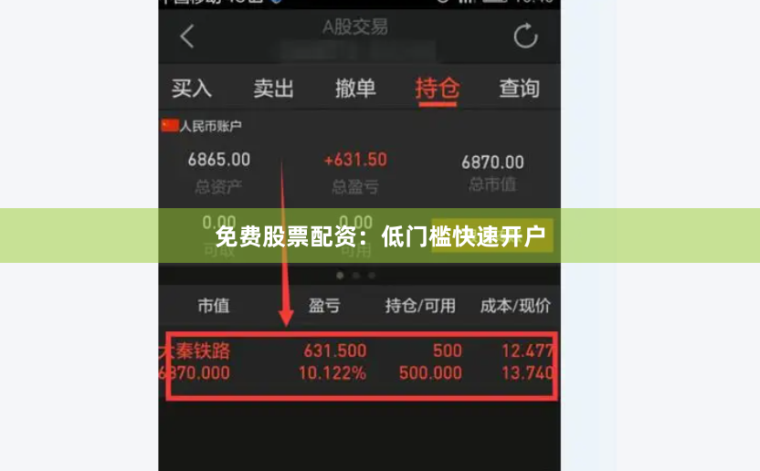 免费股票配资：低门槛快速开户